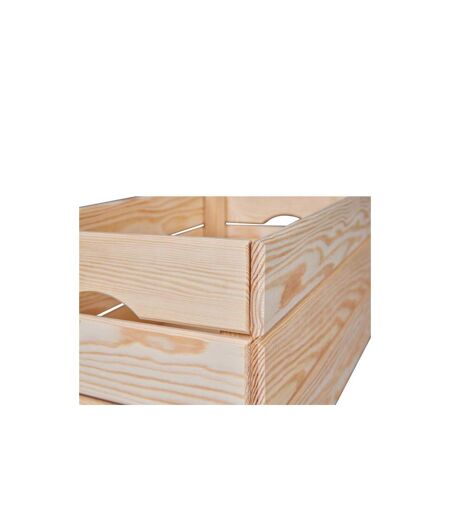 Cagette en Bois Silver 51cm Naturel