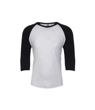 Next Level - T-shirt TRI-BLEND - Adulte (Noir / Blanc Chiné) - UTPC3484