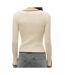 Pull crème/noir femme vero moda joan-2