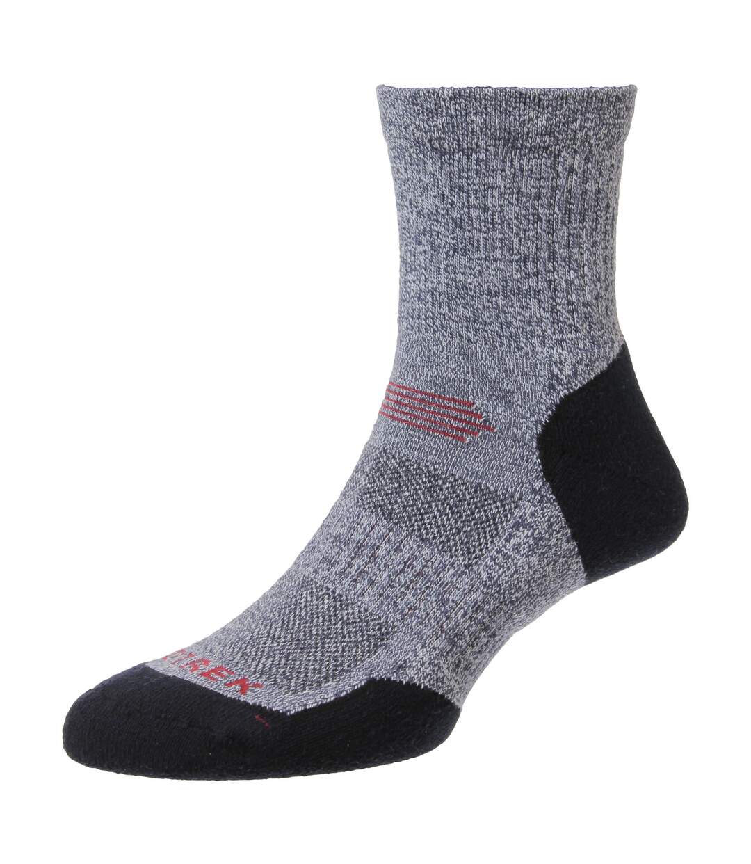 Mens Hiking Coolmax Ankle Socks Moisture Wicking with Arch Support-2