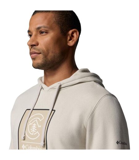 Mens Trek Logo Hoodie Dark Stone Columbia