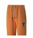 Unisex Adult Ami Fleece Heart Tapered Joggers Jaffa Orange Puma-3