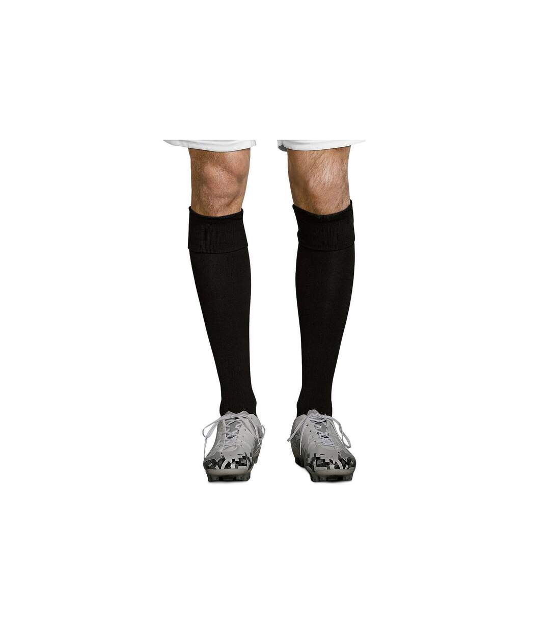 Chaussettes de football homme noir SOLS