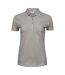 Polo luxury femme beige gris Tee Jays Tee Jays