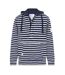 Mens Textured Hoodie Marine Lazy Jacks-1