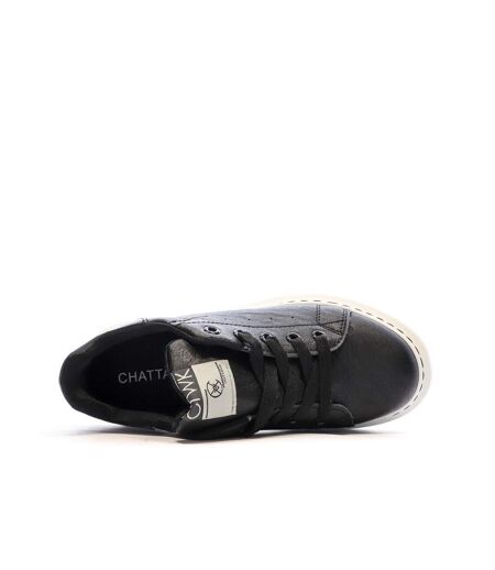 Baskets noires femme chattawak hawai