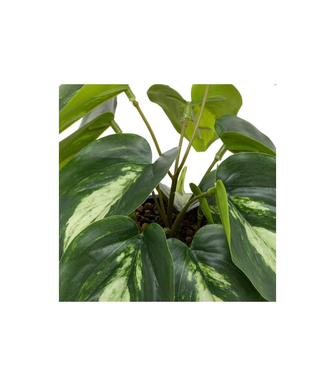 Plante Artificielle en Pot Soleya 30cm Bleu-3