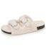 Isotoner Chaussons Mules ouvertes femme amorti talon, confort à la marche-1