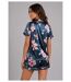 Pyjashort fluide en satin-2