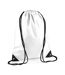 Premium Drawstring Bag One Size White Bagbase-1
