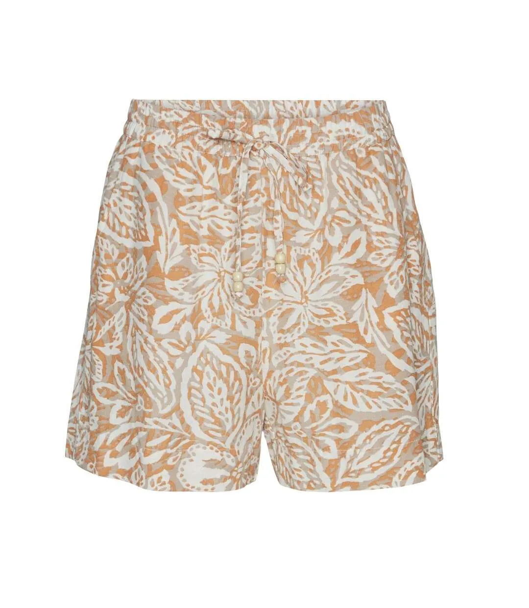 Short orange/ecru femme vero moda nethe-2