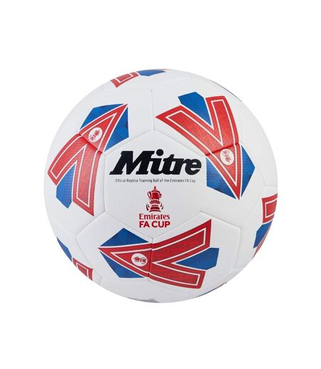 Ballon de foot pour entraînement fa cup 2023-2024 taille 5 blanc / rouge / bleu Mitre