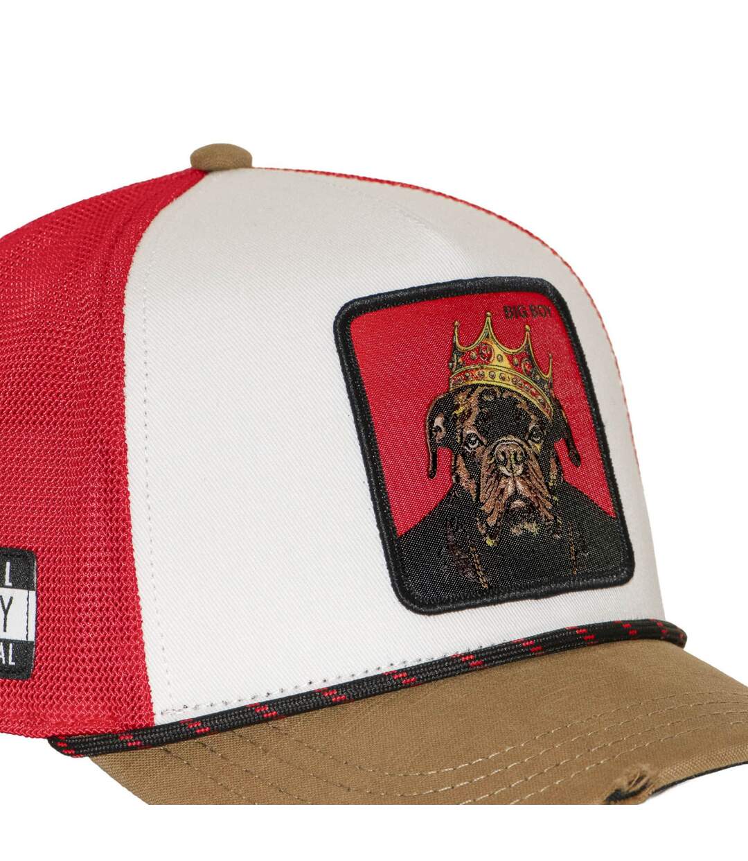 Casquette trucker premium avec filet et patch Big Boy Capslab-3
