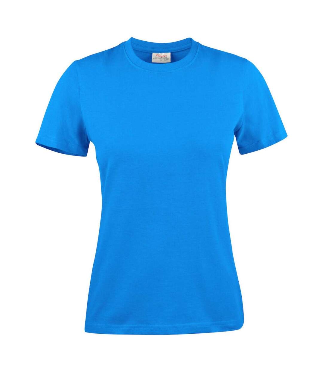Womens/ladies Heavier Pro T-shirt Ocean Blue Printer-1