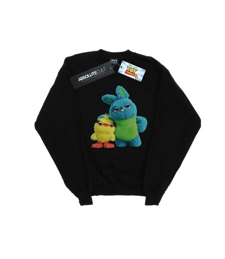Disney Sweatshirt Womens/Ladies Toy Story 4 Ducky And Bunny (Noir) - UTBI41985