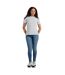 Umbro Womens/Ladies Core Classic T-Shirt (Grey Marl/White)