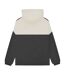 Mens Ss26 Contrast Panel Jacket Iron Silver Lambretta-2