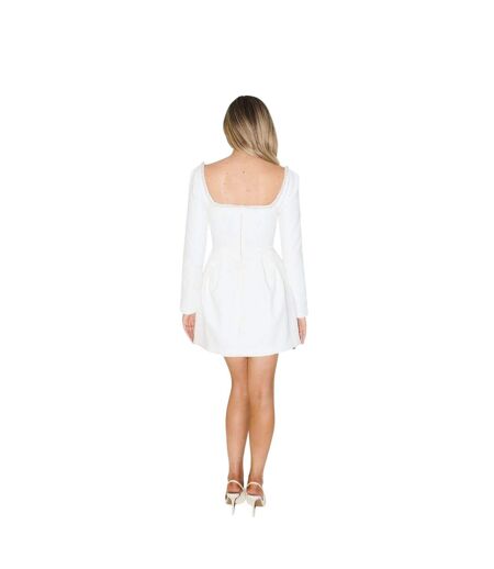 Robe Courte Motif/style Perle The Ultimate Femme Blanc Odd Muse