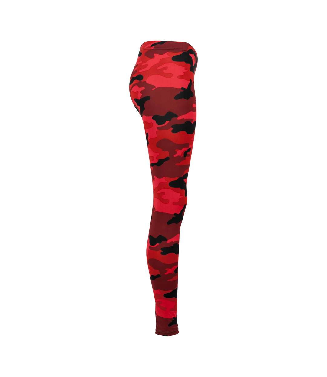 Legging Motif/style Camouflage Femme Rouge Urban Classics-4