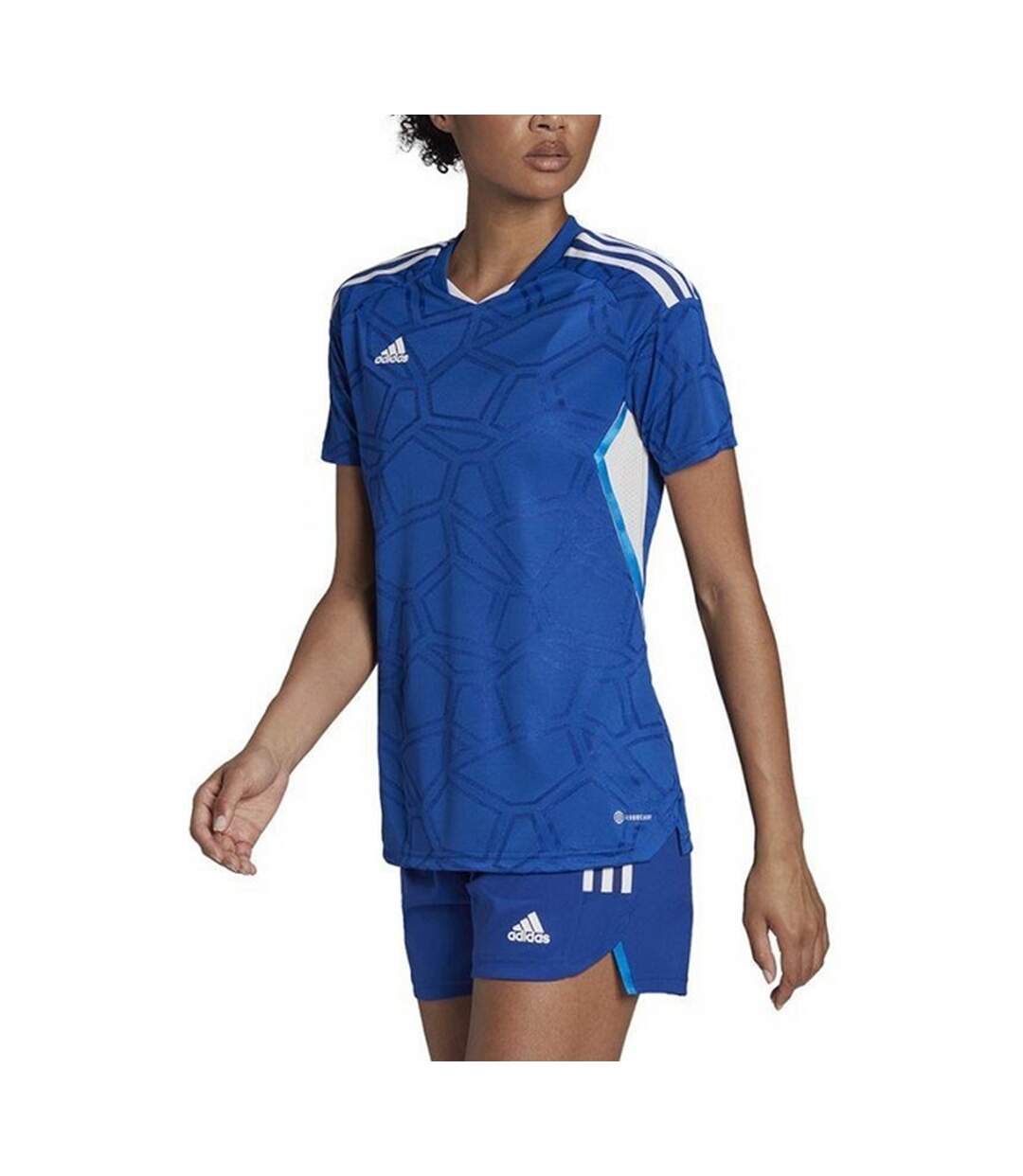 T-shirt Condivo Match Day Femme Bleu Adidas-1