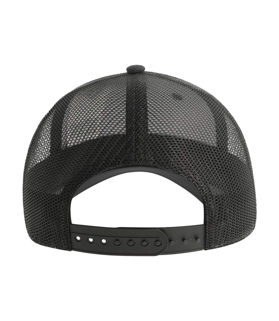 Casquette Trucker Zion Noir Gris Foncé Atlantis Headwear-2