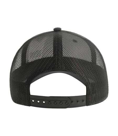 Casquette Trucker Zion Noir Gris Foncé Atlantis Headwear