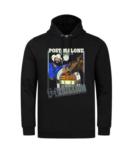 Unisex Adult F-1 Trillion Post Malone Hoodie Black Amplified