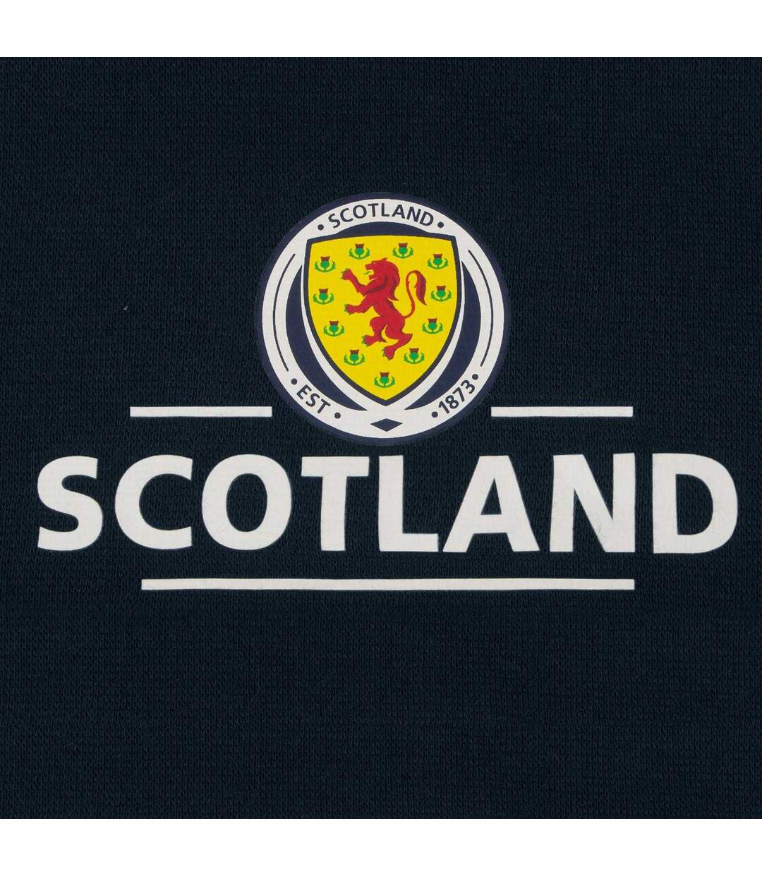 Mens Fleece Full Zip Hoodie Navy Blue Scotland FA-3