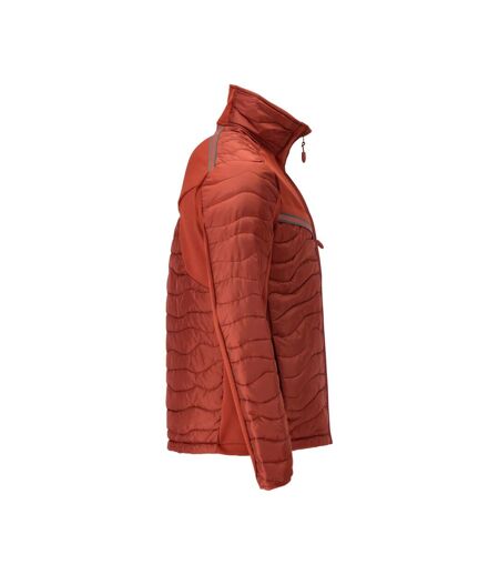 Mens Customized Thermal Jacket Autumn Red Mascot