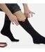 1 Pack Moisture Wicking Nylon Graduated Compression Socks | 30-40 mmHg-4