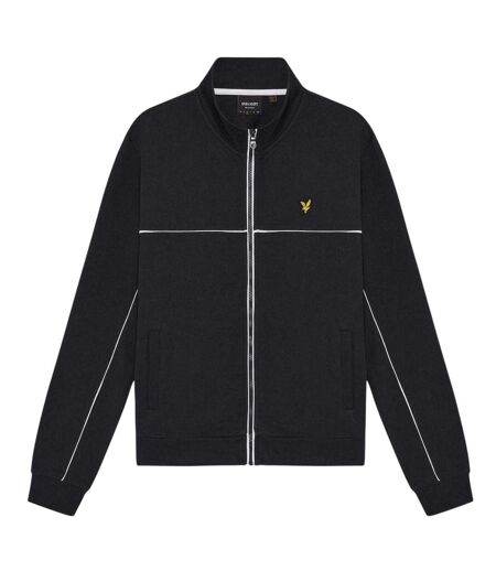 Mens Piped Tracksuit Top Dark Navy Lyle & Scott