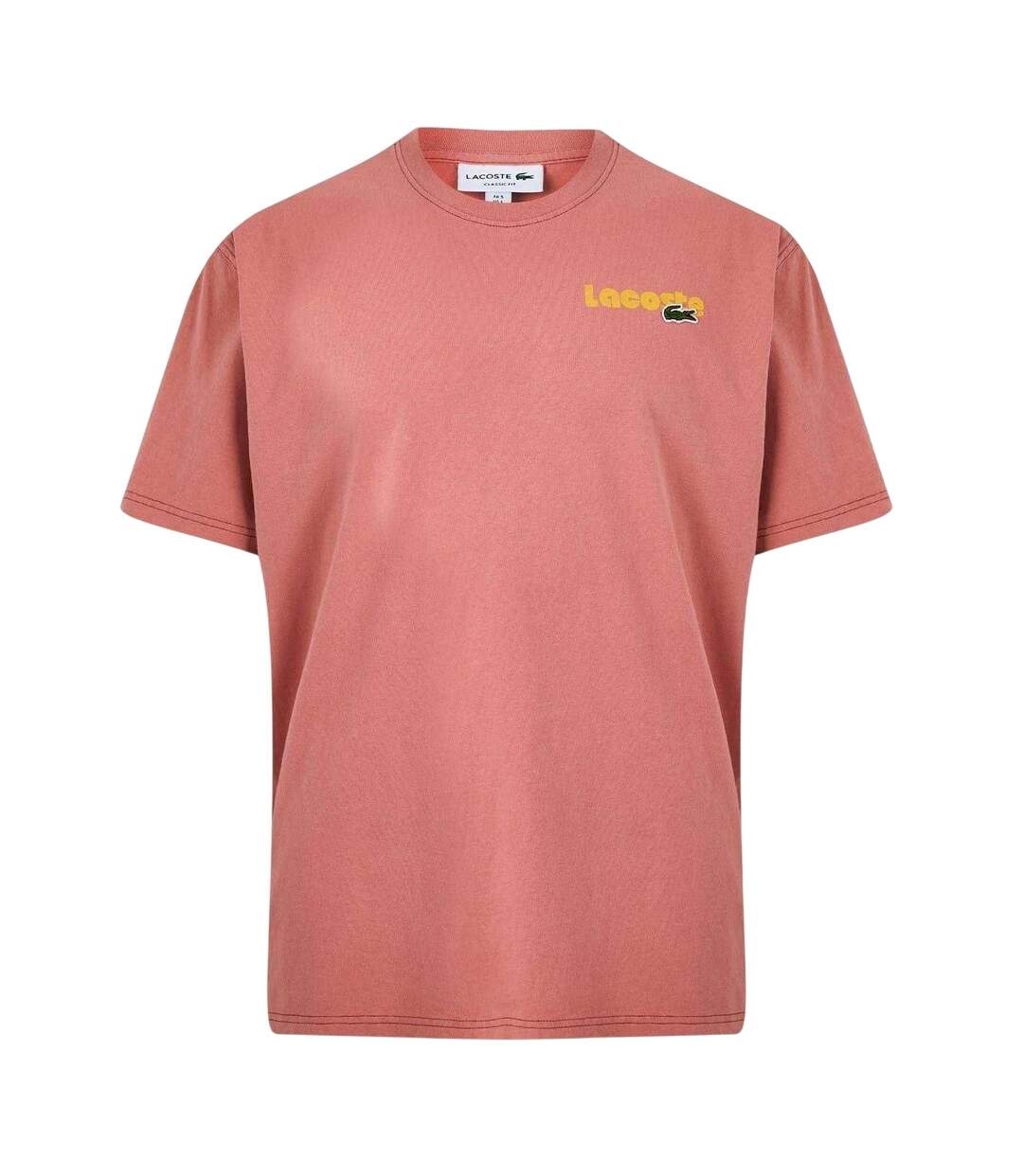 T-shirt Motif/style Imprimé Effect Ombr Homme Rouge Lacoste-1