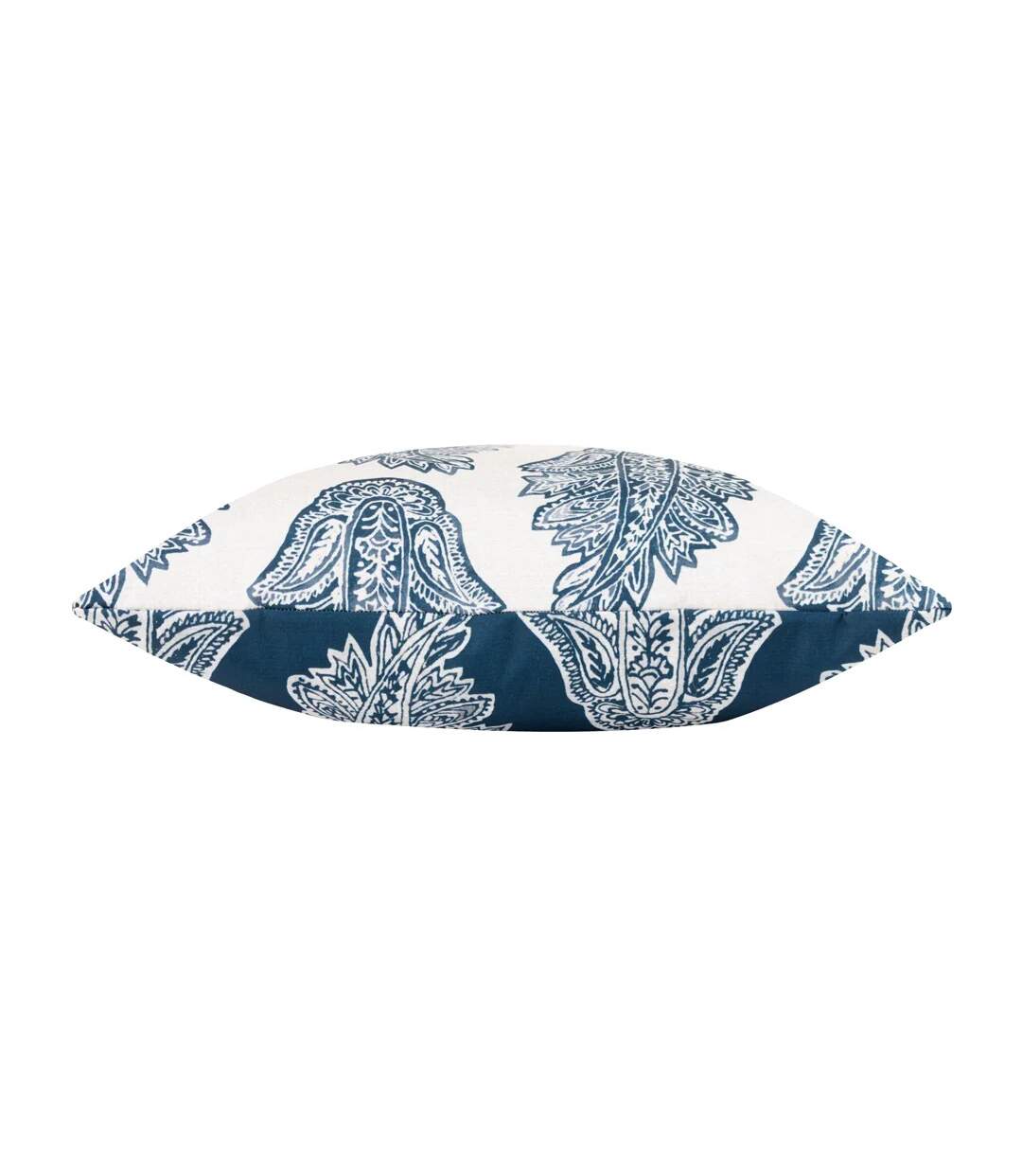 Kalindi paisley outdoor cushion cover 43cm x 43cm navy Paoletti