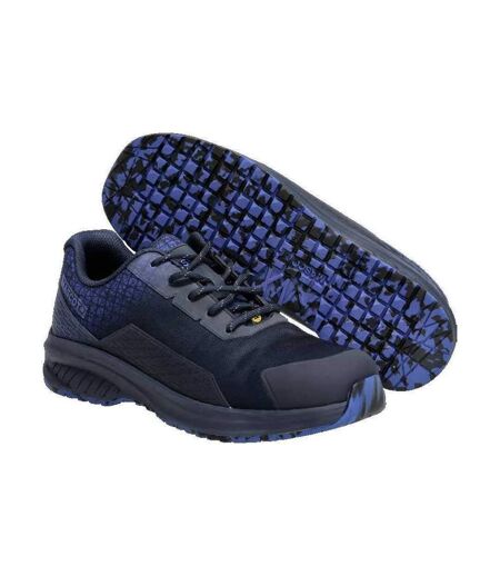 Womens/ladies Footwear Accelerate Safety Shoes Dark Navy Azure Blue Mascot