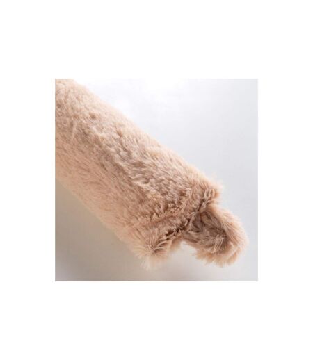 Boudin Bas de Porte Imitation Fourrure Foxy 80cm Sable