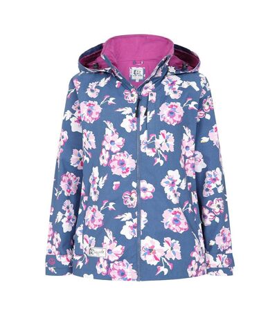 Veste Imperméable Motif/style Floral Femme Bleu Rose Blanc Lazy Jacks