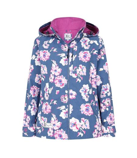 Veste Imperméable Motif/style Floral Femme Bleu Rose Blanc Lazy Jacks