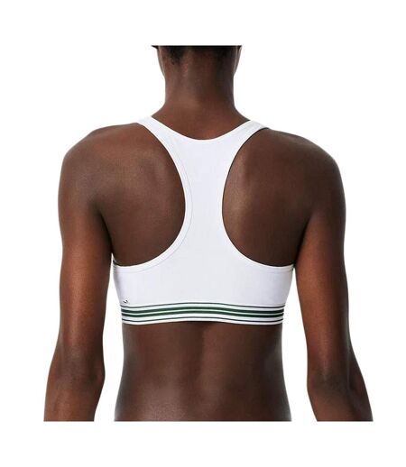 Brassière blanc femme lacoste if8626