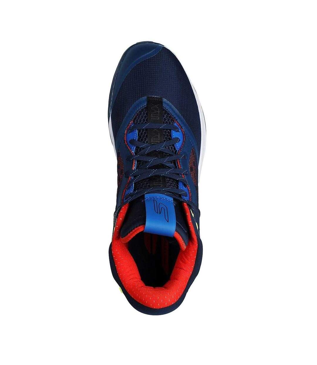 Mens Mesh Skateboarding Skate Shoes Navy Multicoloured Skechers-3