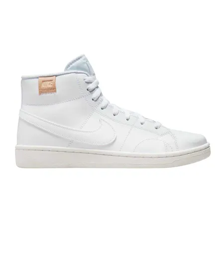 Womens/ladies Court Royale 2 Mid Cut Trainers White Nike