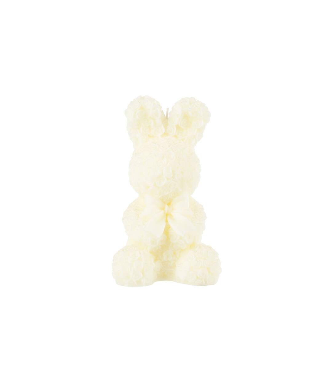 Bougie Parfumée Déco Lapin 23cm Blanc-1