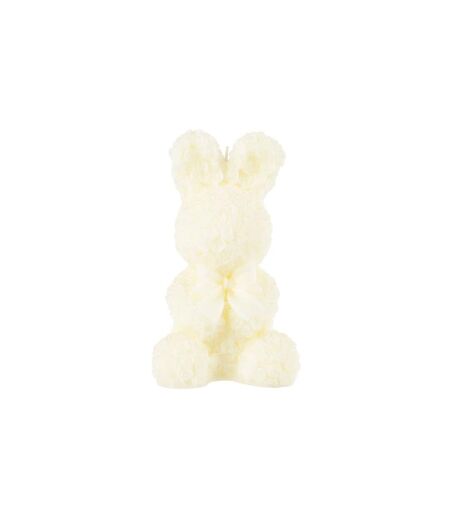 Bougie Parfumée Déco Lapin 23cm Blanc