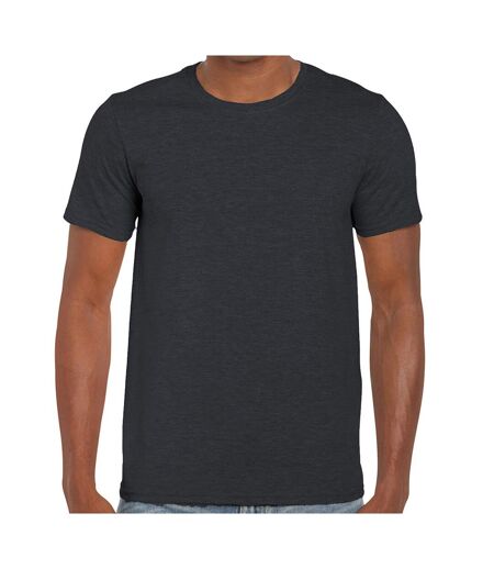 T-shirt Softstyle Adulte Gris Foncé Chiné Gildan