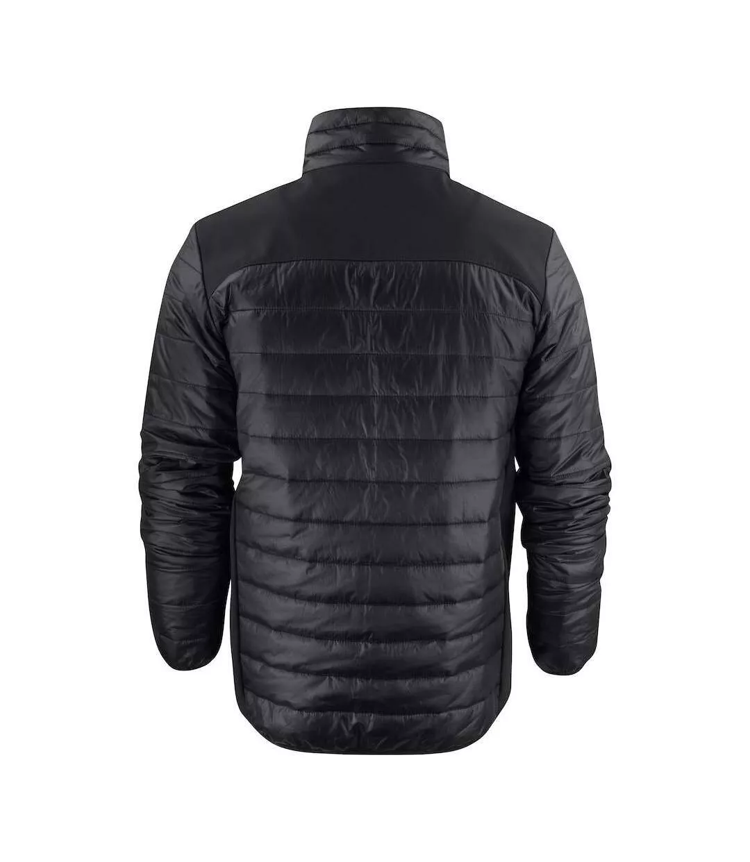Mens Expedition Padded Jacket Black Printer-2