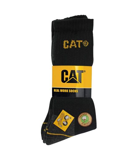 Mens 3 Pack Real Work Cotton Socks