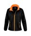 Result Core Womens/Ladies Printable Soft Shell Jacket (Black/Orange)