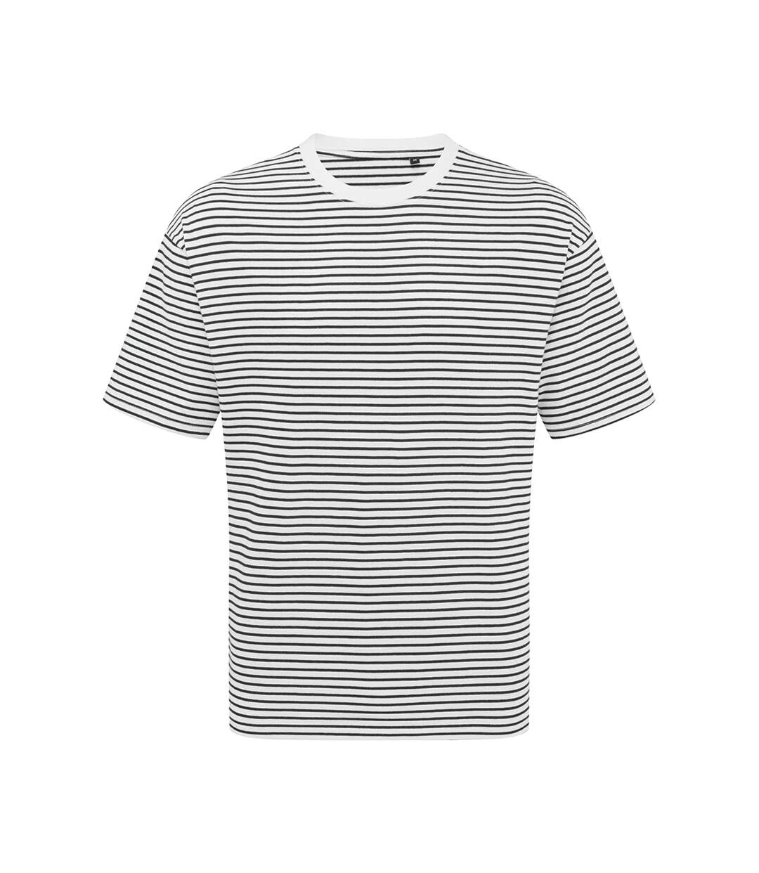 T-shirt Motif/style Rayures Contrastées Utility 2.0 Adulte Noir Blanc Premier-1