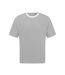 T-shirt Motif/style Rayures Contrastées Utility 2.0 Adulte Noir Blanc Premier-1
