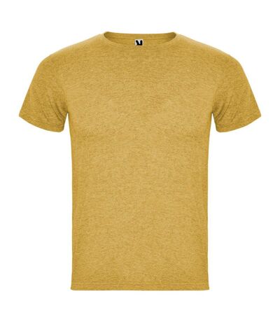 T-shirt fox homme jaune foncé chiné Roly