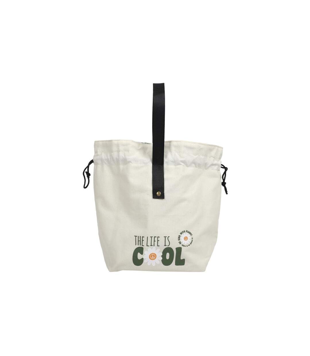 Sac Fraîcheur Life is Cool 34cm Naturel-3
